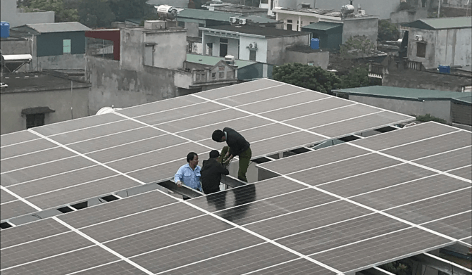 HỆ THỐNG 135KWP- CTY PHÚC ĐẠT